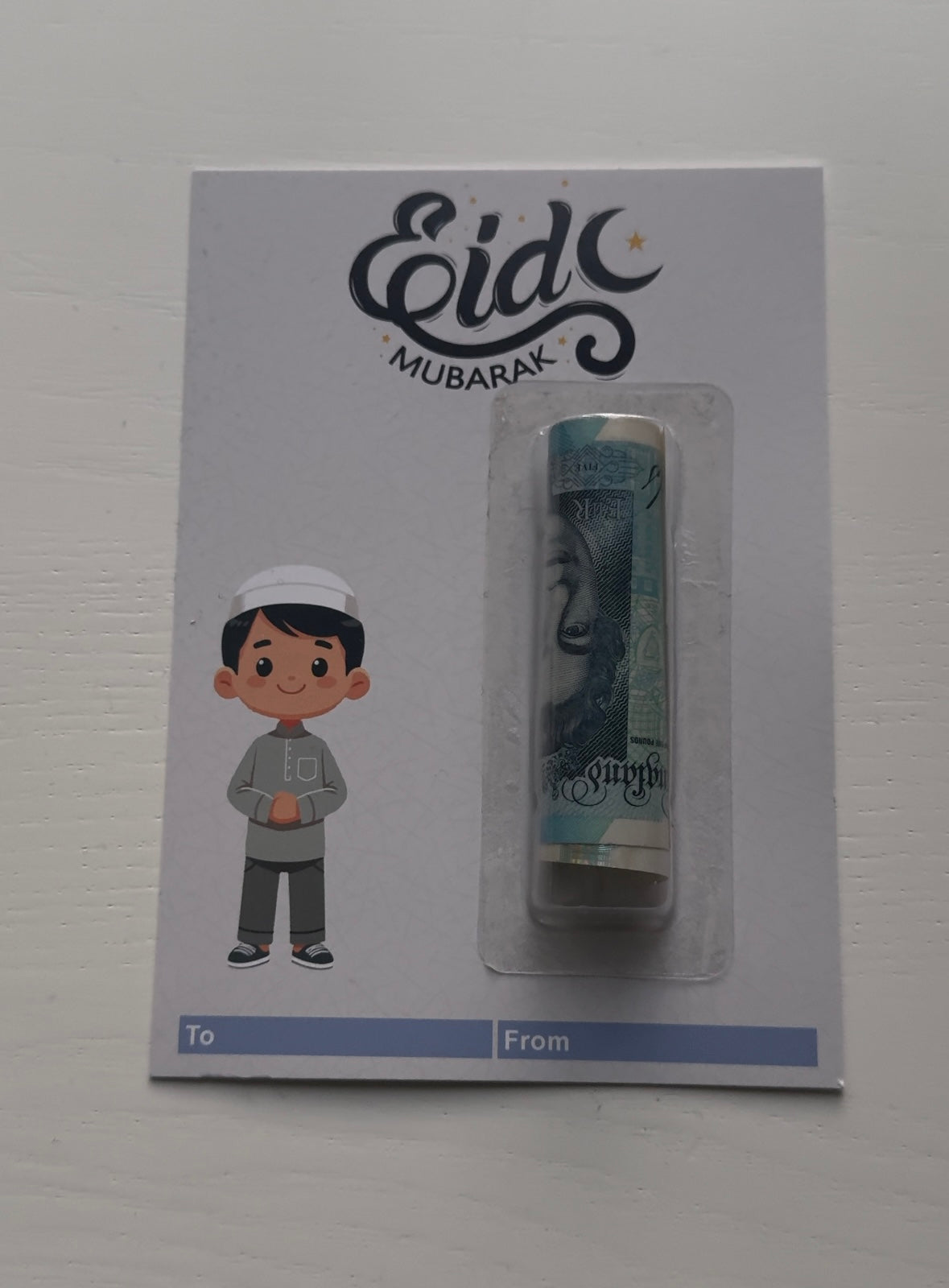 Eid Mubarak Money Holder Card